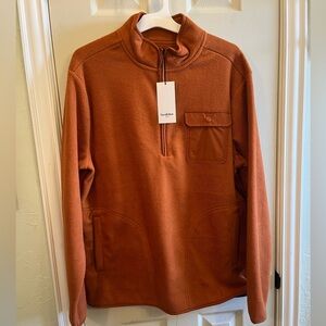 Goodfellow & Co Men's Rust Zip-Up Sweater